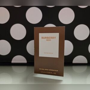 5/$25✨️Burberry Hero EDP SAMPLE✨️